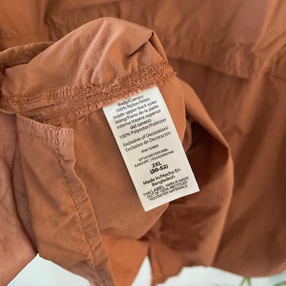 Ozark Trail Upstream Short Sleeve Shirt Mens XXL Terracotta Clay Fishing Outdoor - Picture 5 of 8